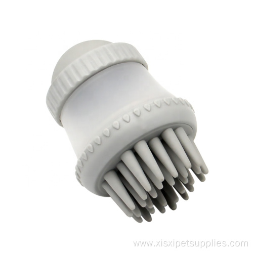 Bath Brush Cat Pet Dog Shampoo Dispenser Brush
